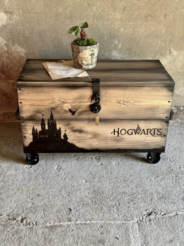 Vintagetruhe auf Rollen Harry Potter " Hogwarts " – Bild 10